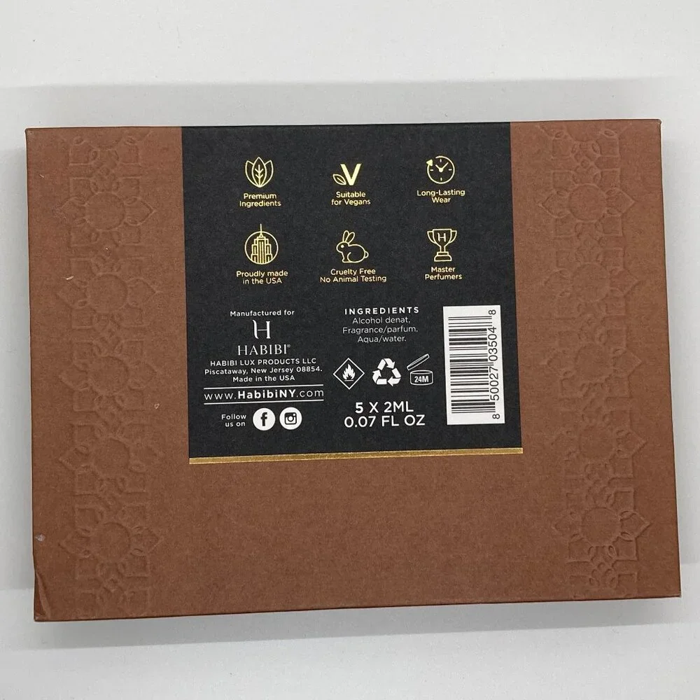 MENS HABIBI COLOGNE 5 Pack (2ML 0.07 FL OZ) - Picture 5 of 5